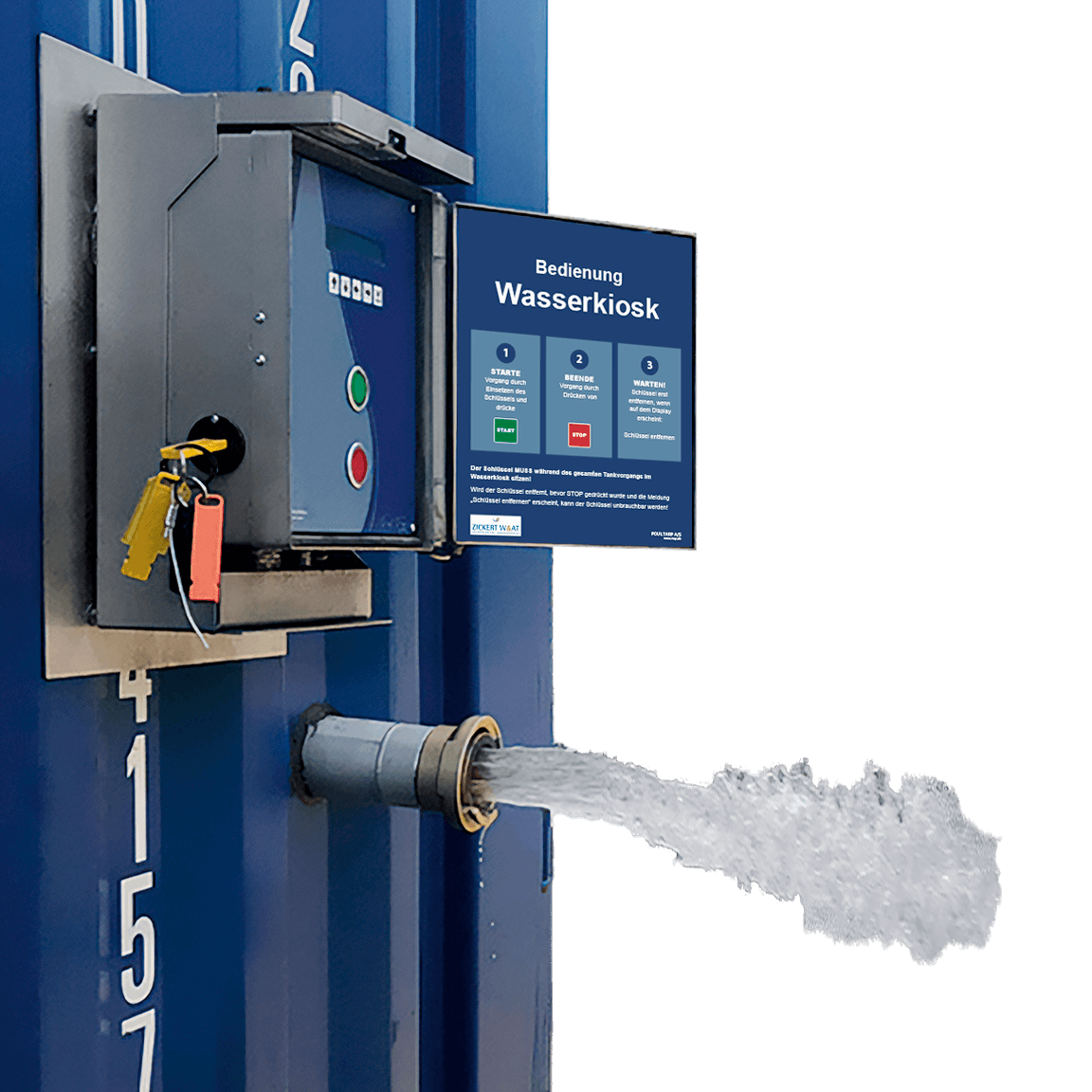 Wasserkiosk - automatische Wasserzapfstelle